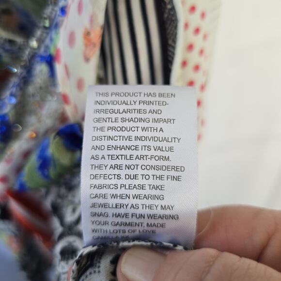 Camilla Franks Meet Me Here Short Wrap Frill Dress Size L - Picture 12 of 14